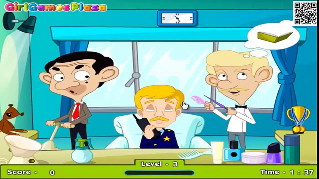 Mr Bean Trouble in Hair Salon Mr Bean Games Games For Kids