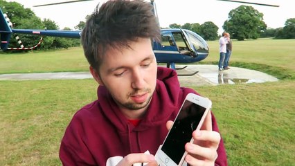 IPHONE 7 DROPPED FROM A HELICOPTER