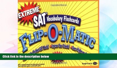 Descargar video: Big Deals  Extreme SAT Vocabulary Flashcards Flip-O-Matic  Best Seller Books Most Wanted