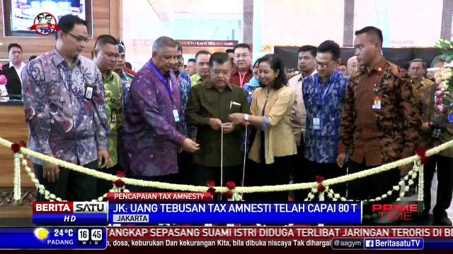 JK Optimistis Target Tax Amnesty Akan Tercapai