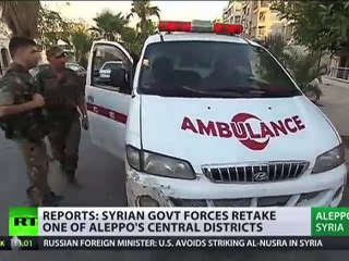 আলেপ্পোর মধ্যাঞ্চল পুনরুদ্ধারের দাবি সিরীয় বাহিনীর