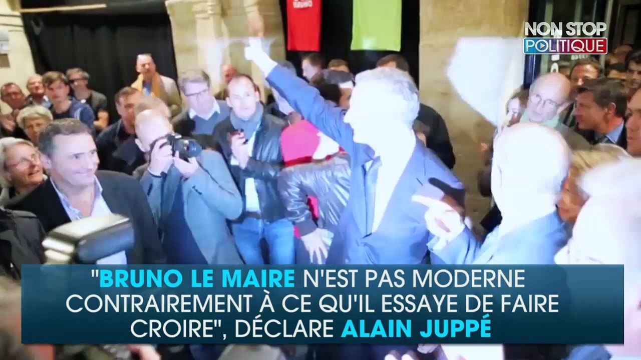 Alain Juppé tacle Bruno Le Maire : "On dit que je suis froid. Je crois qu’il l’est vraiment lui"