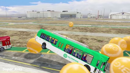 Người Nhện Lái Xe Buýt Vui Nhộn - Ô tô Hoạt Hình