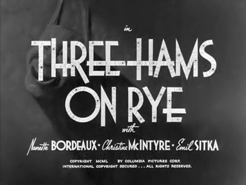 "Three Hams on Rye"(1950)
