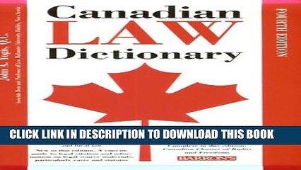 [PDF] Canadian Law Dictionary 4th Ed Full Online