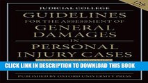 [PDF] Guidelines for the Assessment of General Damages in Personal Injury Cases Popular Collection