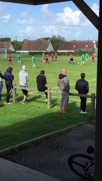 But de Pierre Laurent en Coupe de Basse Normandie contre l'AS Valognes