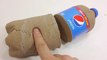 How To Make 'Pepsi Cola Bottle Kinetic Sand', Learn Numbers Counting Icecream Slime