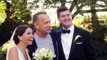 Tom Hanks rencontre des mariés pendant son footing... PHOTOS !