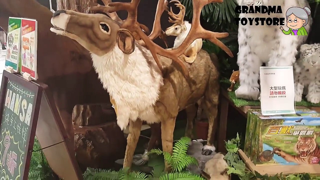 Unboxing TOYS Review/Demos - Animal kingdom deers tigers elephant