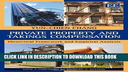 [PDF] Private Property and Takings Compensation: Theoretical Framework and Empirical Analysis Full