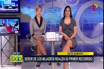 Este sábado será el primer recorrido del Señor de los Milagros