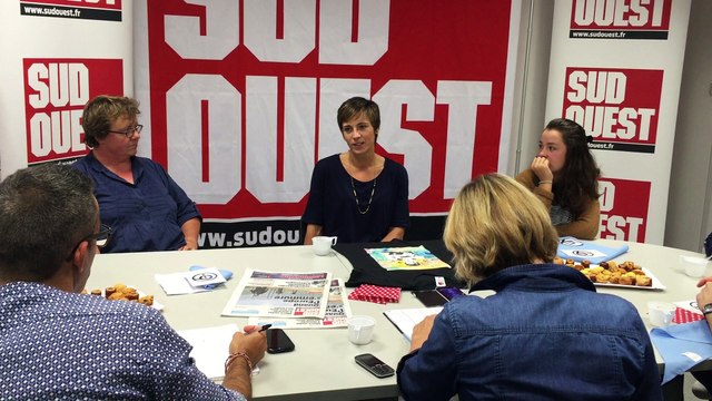 Céline Dumerc face aux lecteurs à Mont-de-Marsan : ses premiers souvenirs des Landes