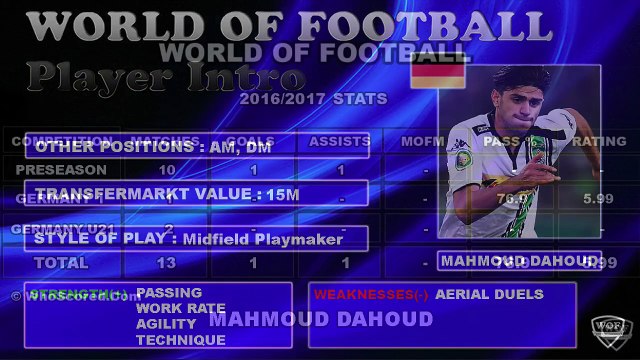 MAHMOUD DAHOUD _ Borussia Mönchengladbach _ Goals, Skills, Assists _ 2016_2017 (HD) (720p_30fps_H264-192kbit_AAC)