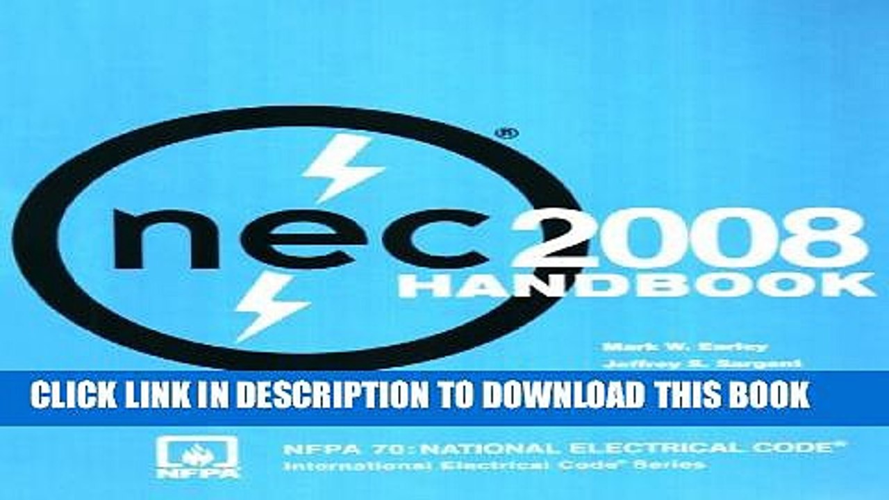 [PDF] National Electrical Code 2008 Handbook (National Electrical Code Handbook) Popular Colection
