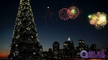Merry Christmas & Happy New Year 2016   Greetings  Wishes FireWorks  Animation