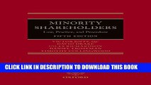[PDF] Minority Shareholders: Law, Practice, and Procedure Full Online