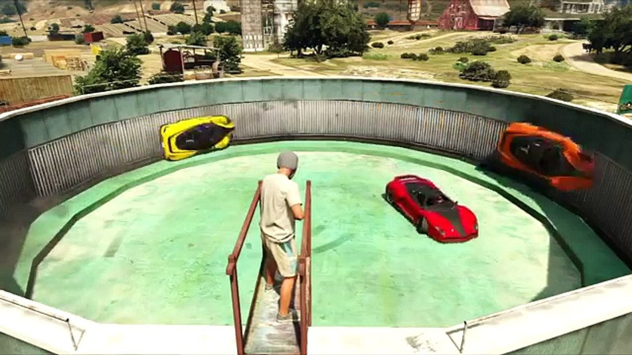 EXTREME WALLRIDE OF DEATH GTA 5 Online Stunts CIRCLE WALL RIDE LOL RedKeyMon