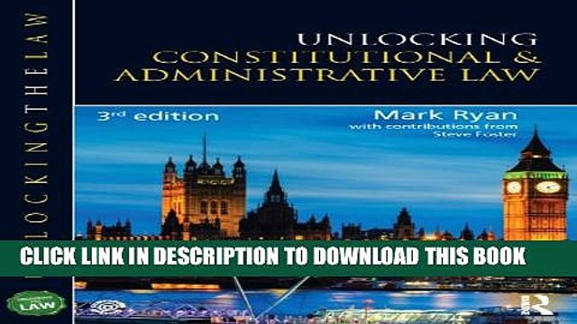 [PDF] Unlocking Constitutional and Administrative Law (Unlocking the Law) Full Collection