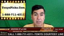 USC Trojans vs. Arizona St Sun Devils Free Pick Prediction NCAA College Football Odds Preview 10/1/2016