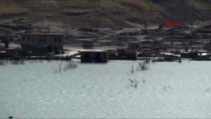 Çanakkale Kuraklık Baraj Altında Kalan Köyü Ortaya Çıkardı