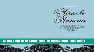 [PDF] The Little Book Of Miracle Mantras Popular Collection