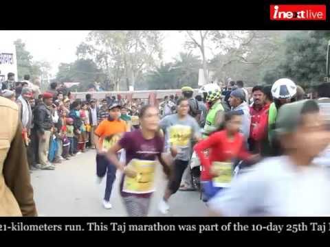 Flying Sikh Milkha Singh flags off Taj Marathon in Agra