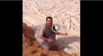 sand river flow in Iraq