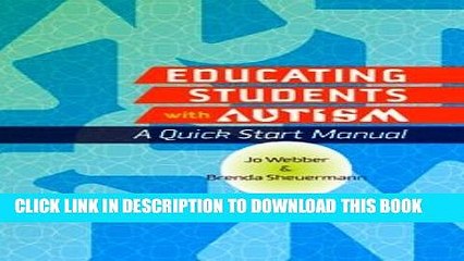 [PDF] Educating Students With Autism: A Quick Start Manual Popular Online