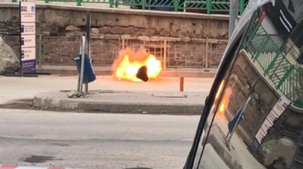 Halk Otobüsündeki Şüpheli Çanta Fünye ile Patlatıldı