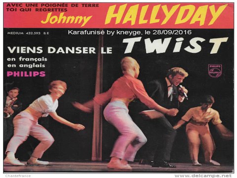 Johnny Hallyday_Viens danser le twist (Chubby Checker_Let's twist again)(1961)(GV)