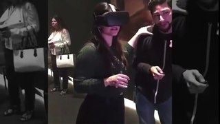 Actress Kajol Scared while Watching VR Gear For The First Time