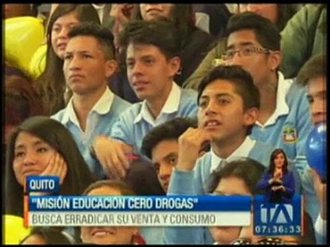 Misión Educación, Cero Drogas busca erradicar su venta y consumo