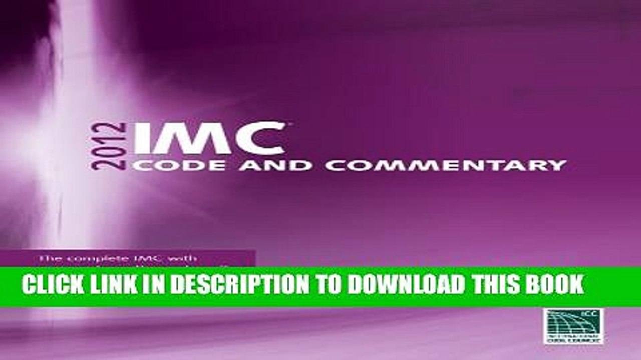 [PDF] 2012 International Mechanical Code Commentary (International Code Council Series) Full