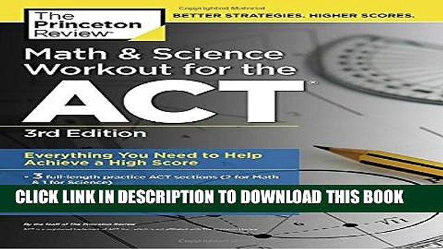 [PDF] Math and Science Workout for the ACT, 3rd Edition (College Test Preparation) Full Collection