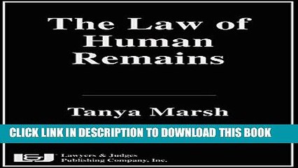 [PDF] The Law of Human Remains Popular Online