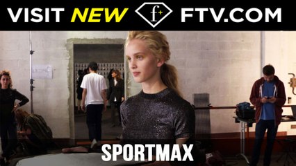 Backstage at Sportmax Spring/Summer 2017 at Milan Fashion Week | FTV.com