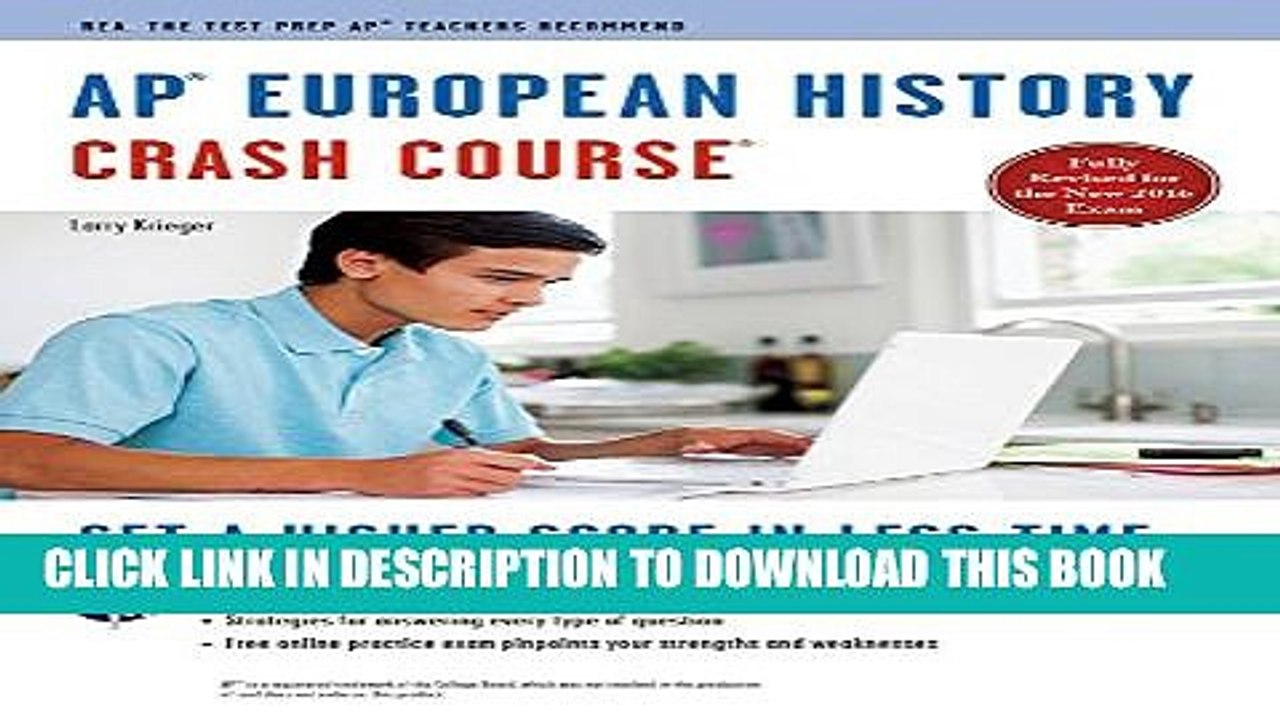 [PDF] APÂ® European History Crash Course Book + Online (Advanced Placement (AP) Crash Course) Full