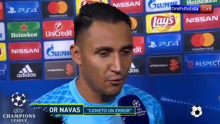 Keylor Navas culpable del empate del Real Madrid ante el Borussia Dortmund 2-2 • 2016