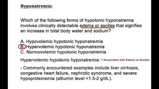 Hyponatremia: Brief Review