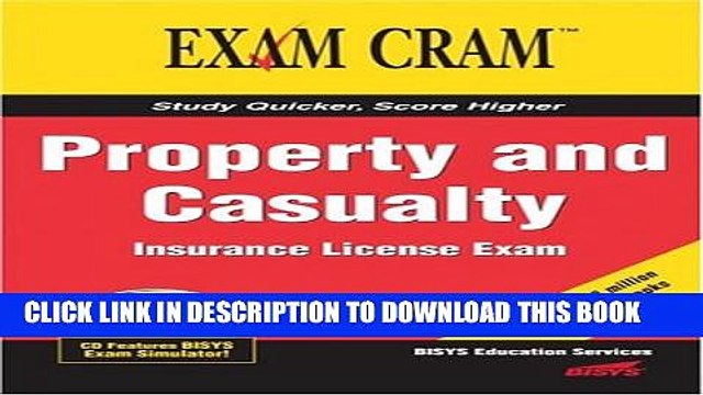 [PDF] Property and Casualty Insurance License Exam Cram [Online Books]