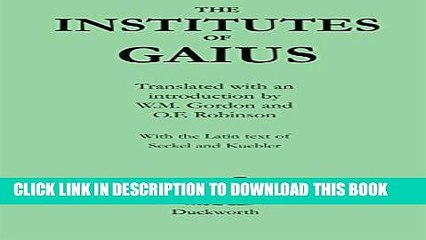 [PDF] The Institutes of Gaius Popular Online
