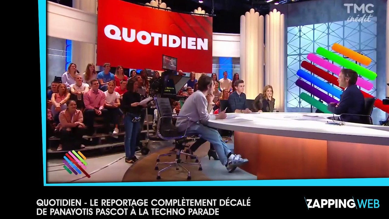 Quotidien : Le reportage complètement fou de Panayotis Pascot à la Techno Parade (vidéo)