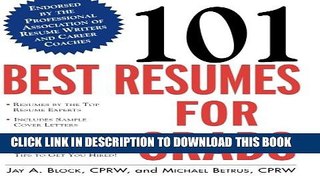 [PDF] 101 Best Resumes for Grads Full Online