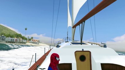 Người Nhện Lái Xe Buýt Vui Nhộn - Ô tô Hoạt Hình