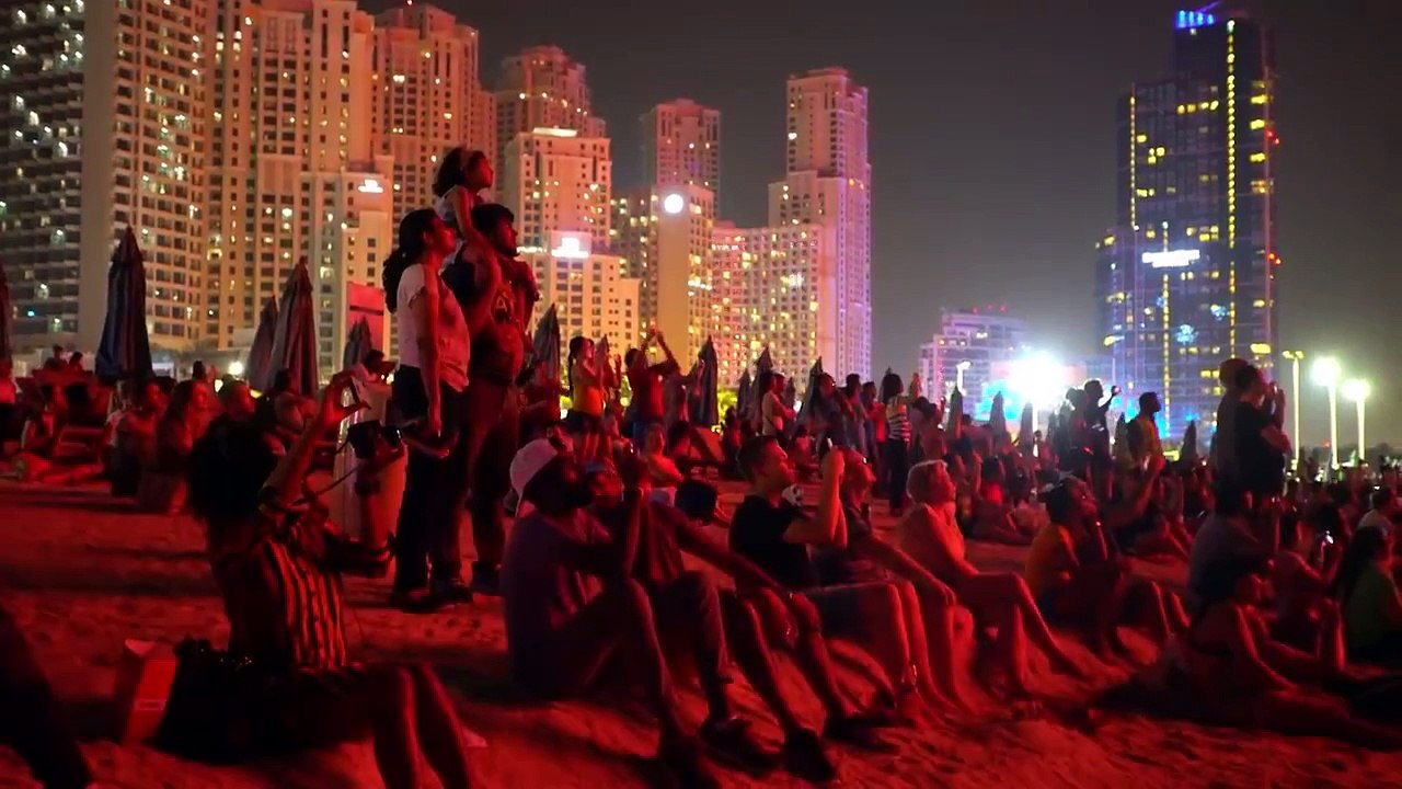 Eid firework at Dubai