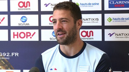 Top 14 - Racing92: Rémi Talès et Laurent Travers parlent de Leone Nakarawa