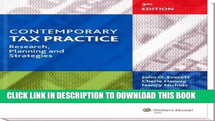 [PDF] Contemporary Tax Practice: Research, Planning and Strategies (Third Edition) Popular Colection