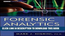 [PDF] Forensic Analytics: Methods and Techniques for Forensic Accounting Investigations Full