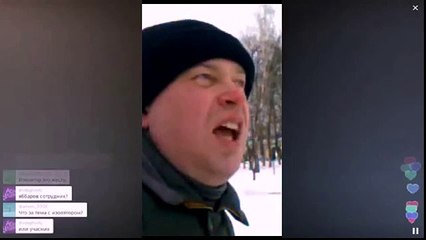 Город Орёл в перископе зима — Periscope Перископ прикол смешное видео про зиму